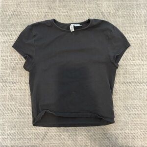 H&M Black Short Sleeve Tee